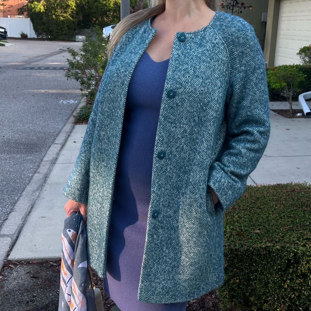 Boden (London, Uk) Wool Blend Coat. Size 8p. Runs Small Size 4-6 Recommended.